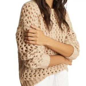 REISS Natalie Open Stitch Sweater Size XS